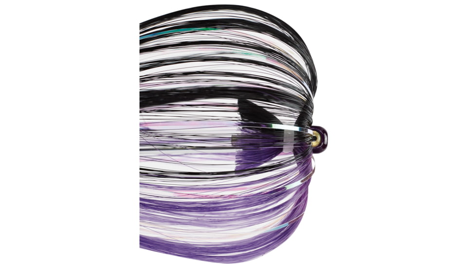 Iland Witches Bugs Saltwater Troll Lure, 7in, 1/4oz, Flash Purple Head, Black/Plum, IW146F-BK/PL