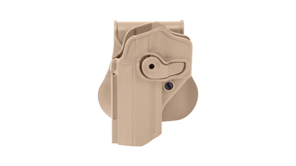 IMI Defense Polymer OWB Paddle Holster, IWI Jericho, Magnum Research Baby Eagle .40 S&amp;W, Magnum Research Baby Eagle 9mm, Flat Dark Earth, Left, IMI-Z1270LHFDE