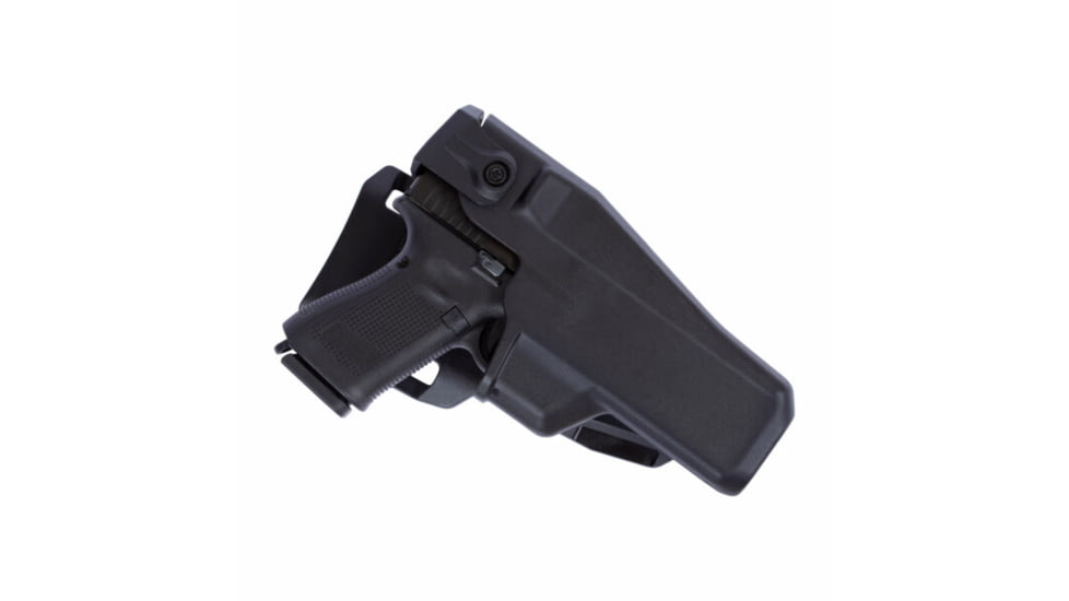 IMI Defense RD3 Level 3 Red Dot Sight Durable Polymer Glock Drop Leg Holster, Black, Right, IMI-RD3BLACK