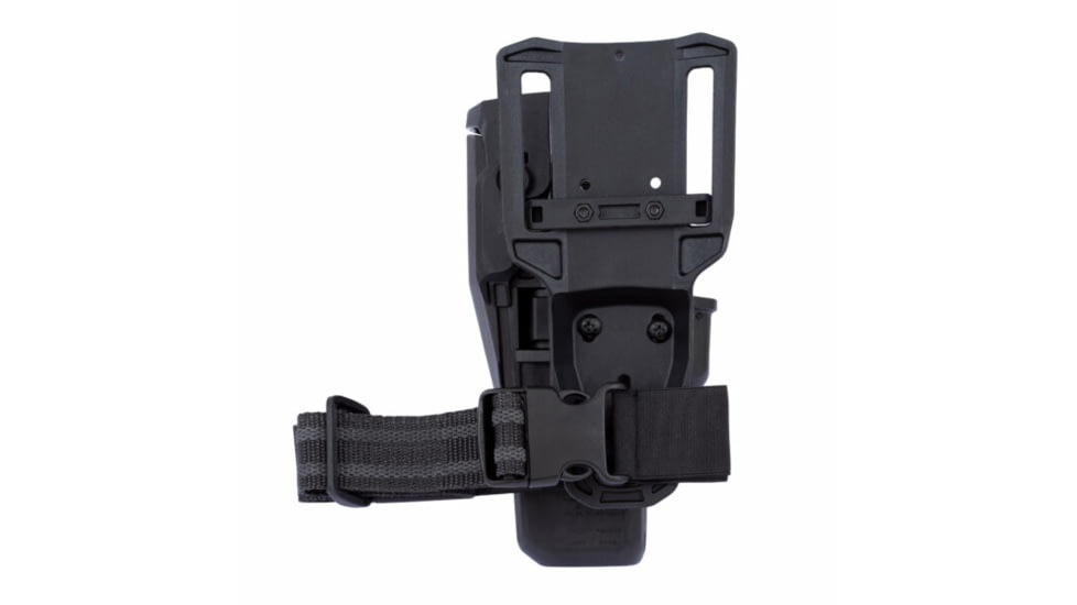 IMI Defense RD3 Level 3 Red Dot Sight Durable Polymer Glock Drop Leg Holster, Black, Right, IMI-RD3BLACK