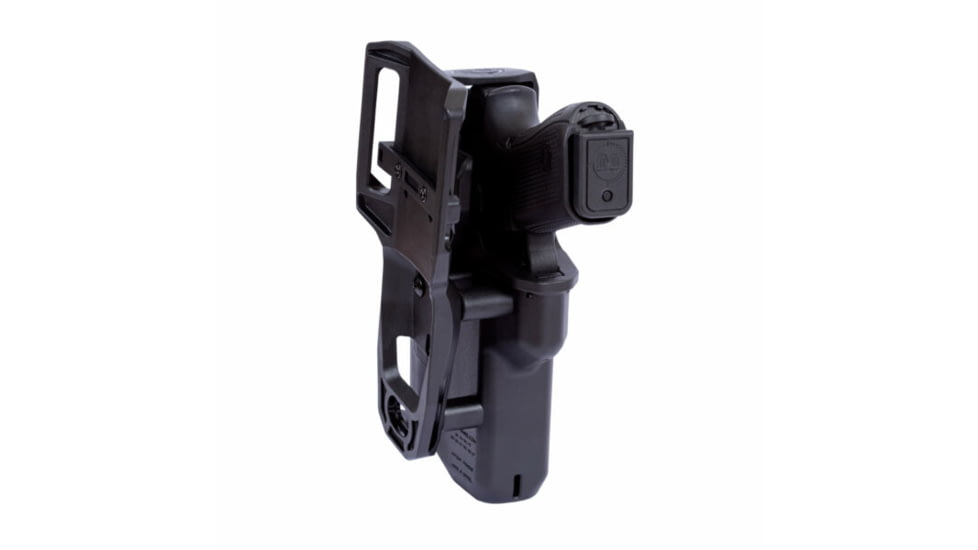 IMI Defense RDL3 Level 3 Light Bearing and Red Dot Sight Durable Polymer Glock Drop Leg Holster, Black, Right, IMI-RDL3BLACK