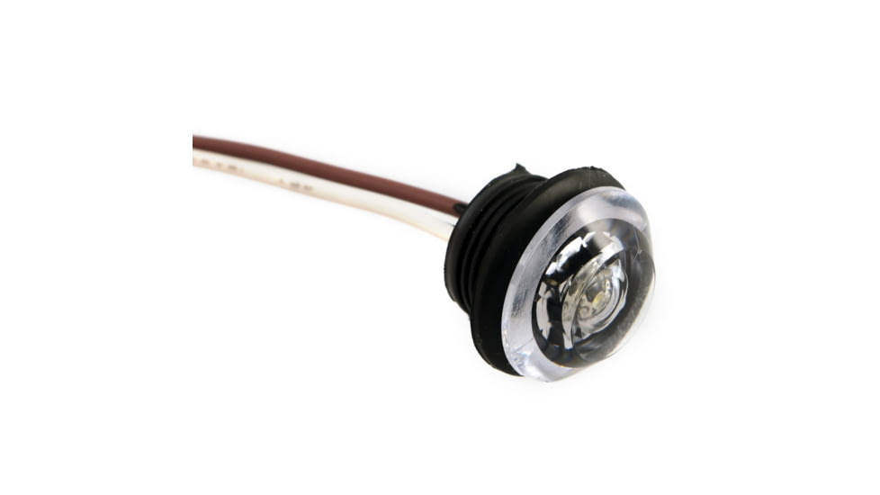 Innovative Lighting 1" Round LED "Shortie" Livewell/Bulkhead Light w/219 Grommet - White 54226