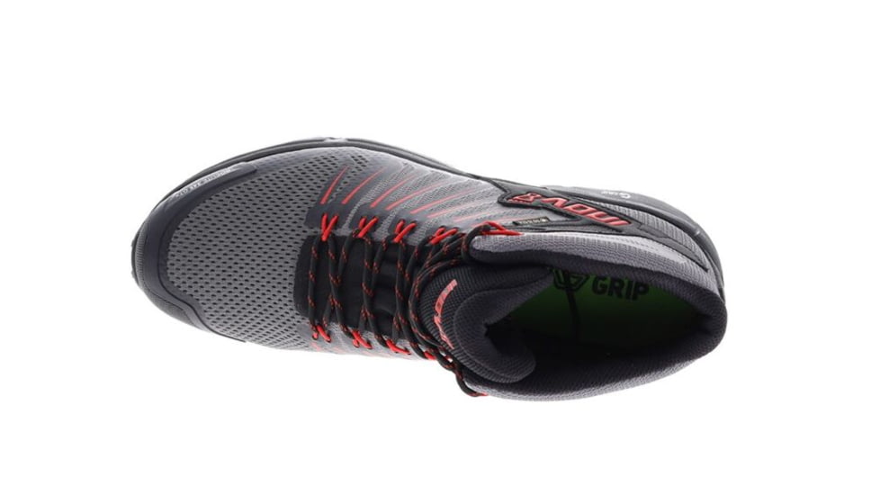 Inov-8 Roclite 345 GTX Hiking Shoe - Mens, Grey/Black/Red, 12.5 US, 000802-GYBKRD-M-01-M12.5