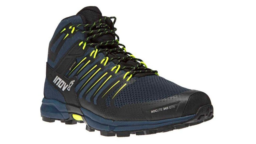 Inov-8 Roclite 345 GTX Hiking Shoes - Mens, Navy/Yellow, 10 US, 000802-NYYW-M10