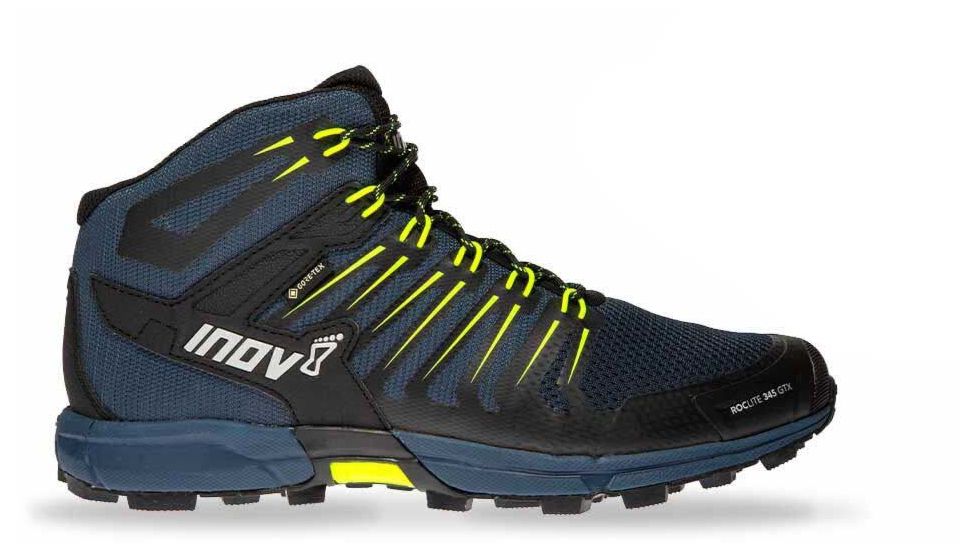 Inov-8 Roclite 345 GTX Hiking Shoes - Mens, Navy/Yellow, 10 US, 000802-NYYW-M10