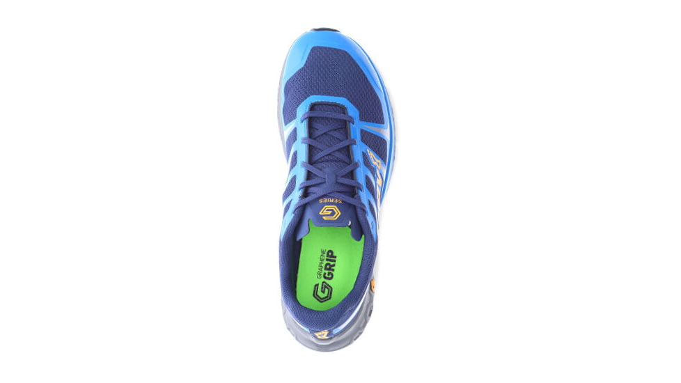 Inov-8 TrailFly Ultra G 300 Max Shoes - Mens, Blue/Grey/Nectar, 9, 000977-BLGYNE-S-01-9