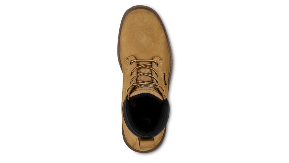 Irish Setter Hopkins 83615 Mens Boot w/ Soft Toe, 6 in Height, Waterproof, Gold Nubuck Leather, Insulated, EE Extra Wide Width, Wheat, 11, 83615E2110