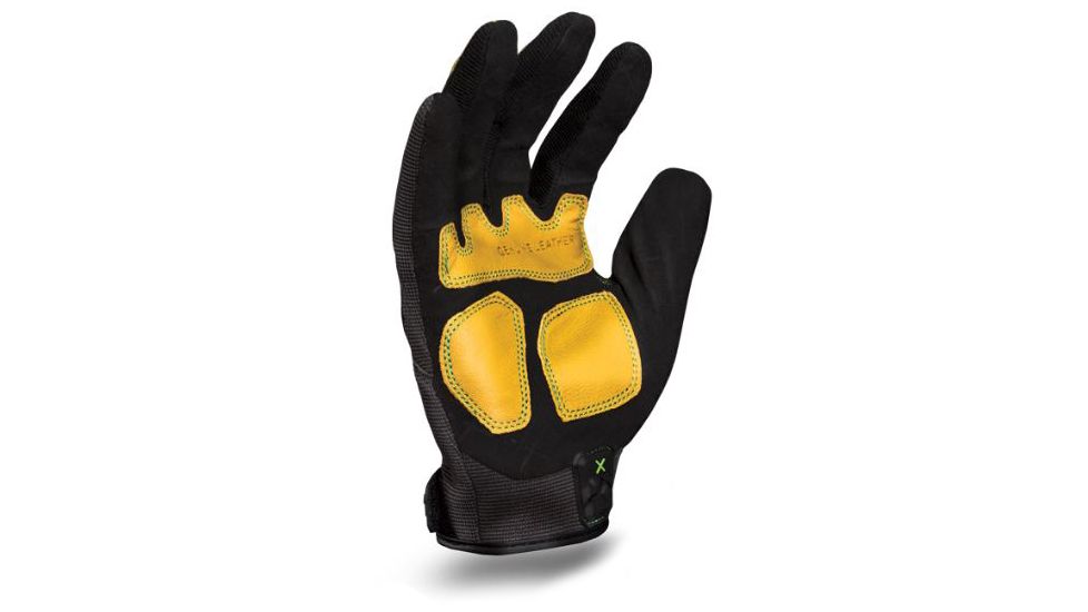 Ironclad Mens EXO Modern Leather Reinforced Glove, Gray w/Tan Palm Accents, M EXO-MLR-03-M