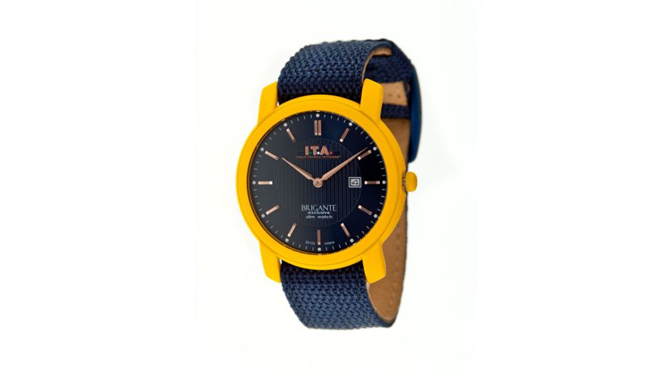Ita 14.01.02 Brigante Watch, Orange Case, Blue Band