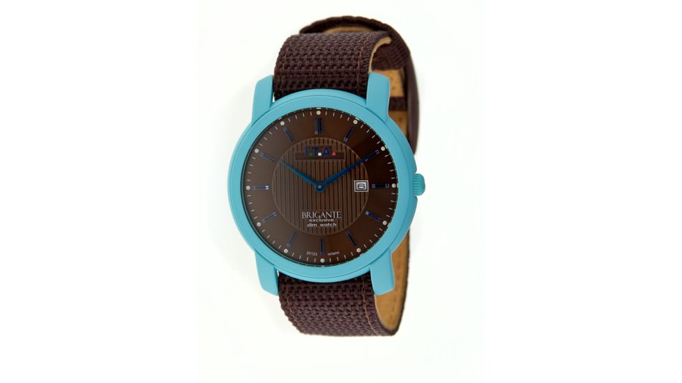 Ita 14.01.04 Brigante Watch, Sky Blue Case, Brown Band