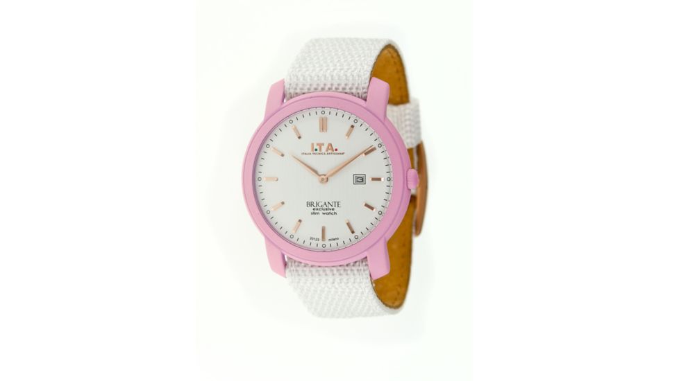 Ita 14.01.07 Brigante Ladies Watch, Pink Case, White Band