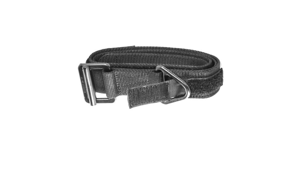 JE Machine Tech CQB/Riggers Belt w/Hook &amp; loop Secure Running End, 52x1.5 inch, Black TS-BET3B