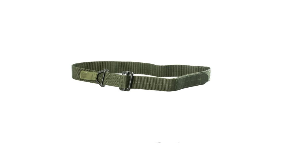 JE Machine Tech CQB/Riggers Belt w/Hook &amp; loop Secure Running End, 52x1.5 inch, Green TS-BET3G