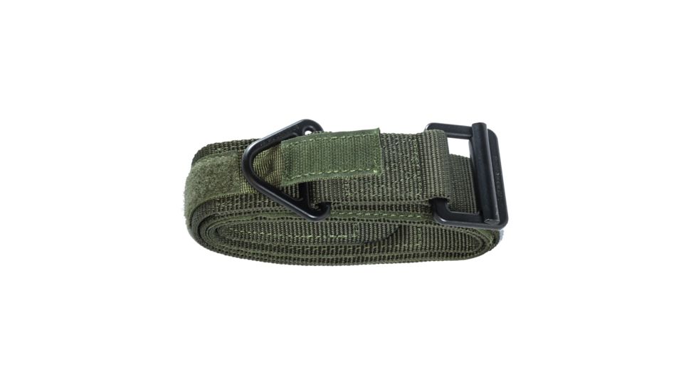 JE Machine Tech CQB/Riggers Belt w/Hook &amp; loop Secure Running End, 52x1.5 inch, Green TS-BET3G