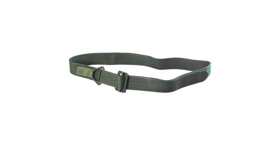 JE Machine Tech CQB/Riggers Belt w/Hook &amp; loop Secure Running End, 52x1.5 inch, Green TS-BET3G