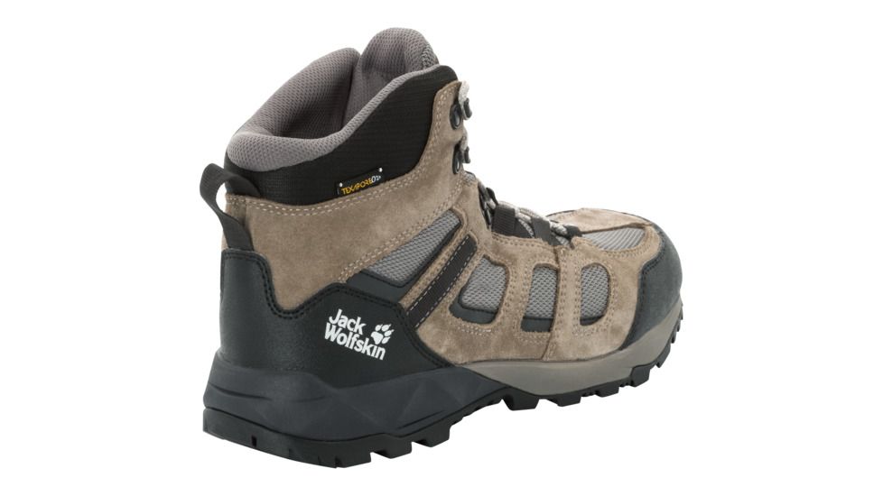 Jack Wolfskin Vojo Hike XT Texapore Mid M - Mens, Beige/ Phantom, 10.5, 4035541-5232105