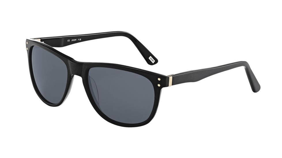 Joop! 87173 Single Vision Prescription Sunglasses, Black Frame, Grey Lens-87173-8840SV