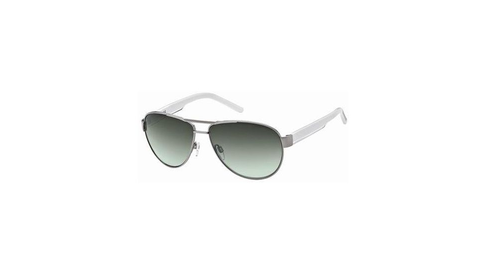 Just Cavalli JC346S Sunglasses - Shiny Palladium Frame Color, Gradient Green Lens Color