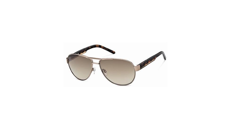Just Cavalli JC346S Sunglasses - Shiny Dark Brown Frame Color, Gradient Brown Lens Color