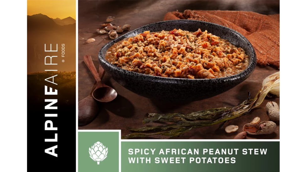 Katadyn Alpine Aire Foods Spicy African Peanut Stew with Sweet Potatoes, 60135