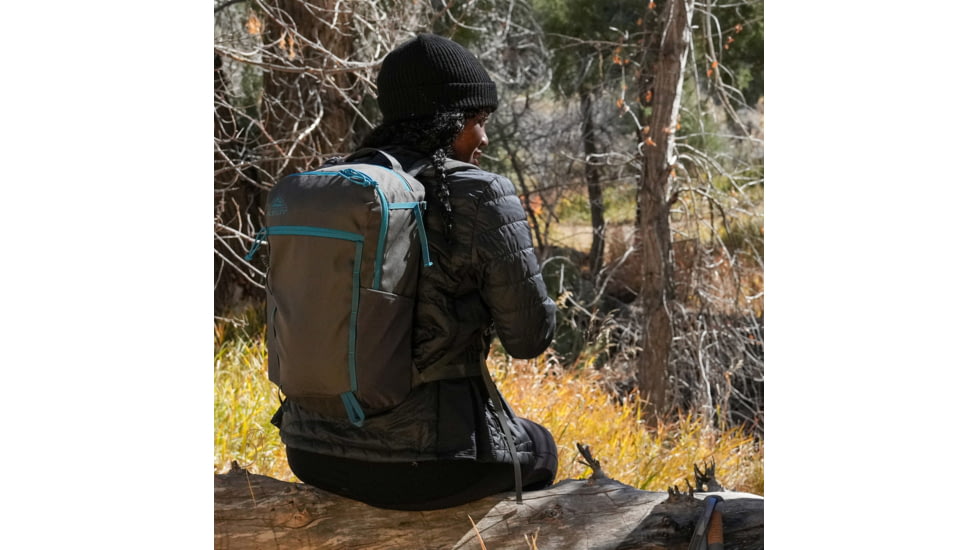 Kelty Asher 18L Backpack, Beluga/Stormy Blue, 18 Liter, 22629023BEL
