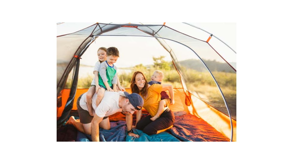 Kelty Rumpus Tent - 4 Person, Malachite/Midnight Navy, 40823321