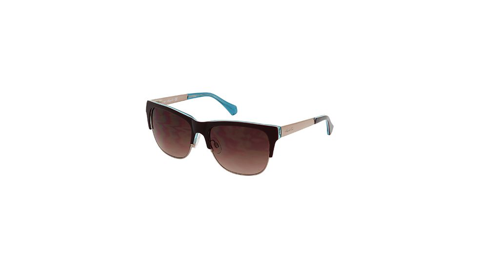 Kenneth Cole New York KC7103 Sunglasses - Dark Brown Frame Color, Gradient Brown Lens Color