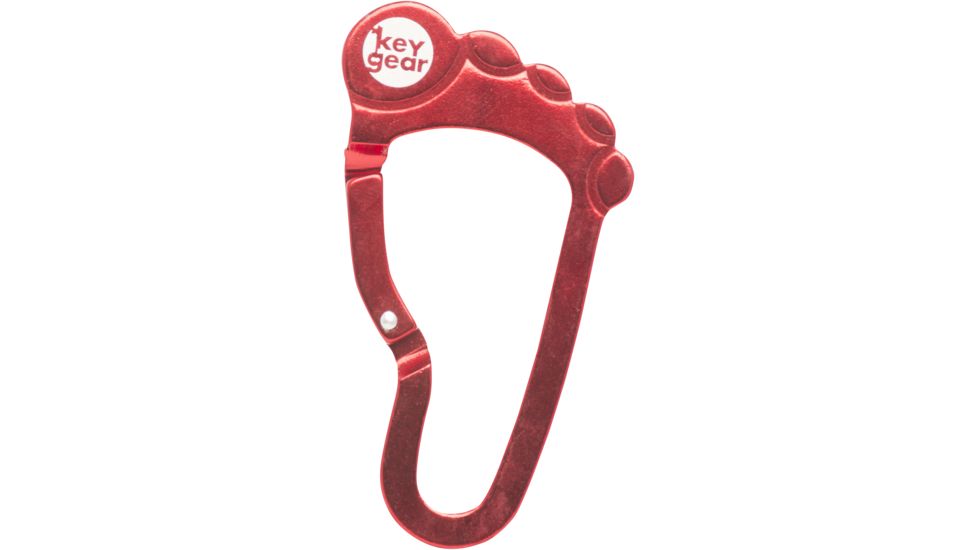 KeyGear Big Foot Carabiner, 50-KEY0175-04, Red 50-KEY0175-04