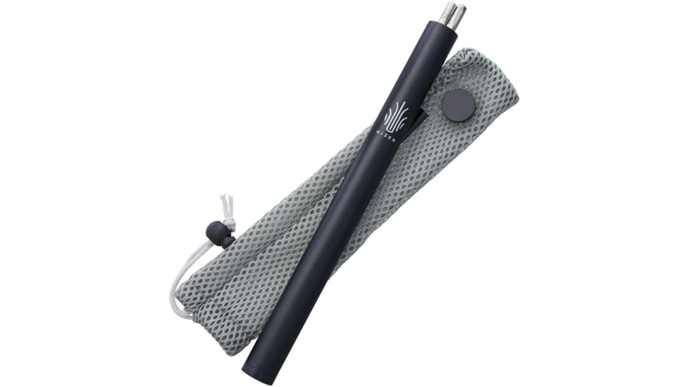 Kizer Cutlery Chopsticks Tiium Kitchen Knives, 8.5in Overall, Sculpted Texture, Comes In Titanium Capsule With Threaded Cap, Also Includes Padded Draw String Pouch, Titanium Construction, T309A1