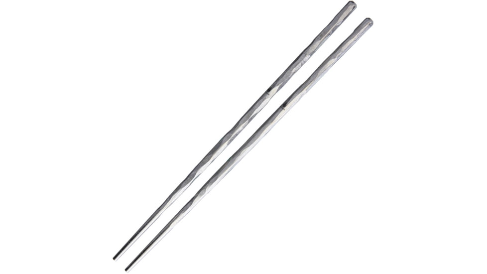 Kizer Cutlery Chopsticks Tiium Kitchen Knives, 8.5in Overall, Sculpted Texture, Comes In Titanium Capsule With Threaded Cap, Also Includes Padded Draw String Pouch, Titanium Construction, T309A1