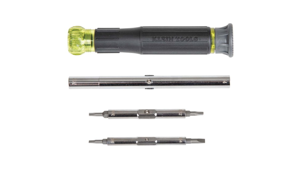 Klein Tools 14in1 Precision Screwdriver/Nut Driver, Black/Yellow, 32314