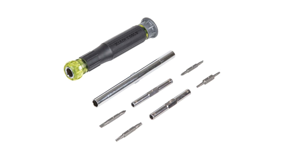 Klein Tools 14in1 Precision Screwdriver/Nut Driver, Black/Yellow, 32314
