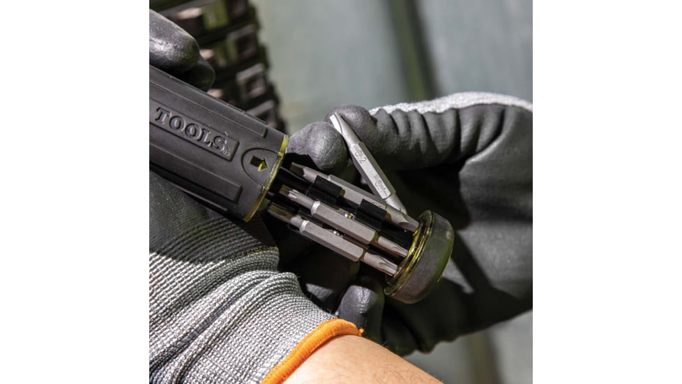 Klein Tools 15in1 Multi-Bit Ratcheting Screwdriver, Black/Yellow, 32305