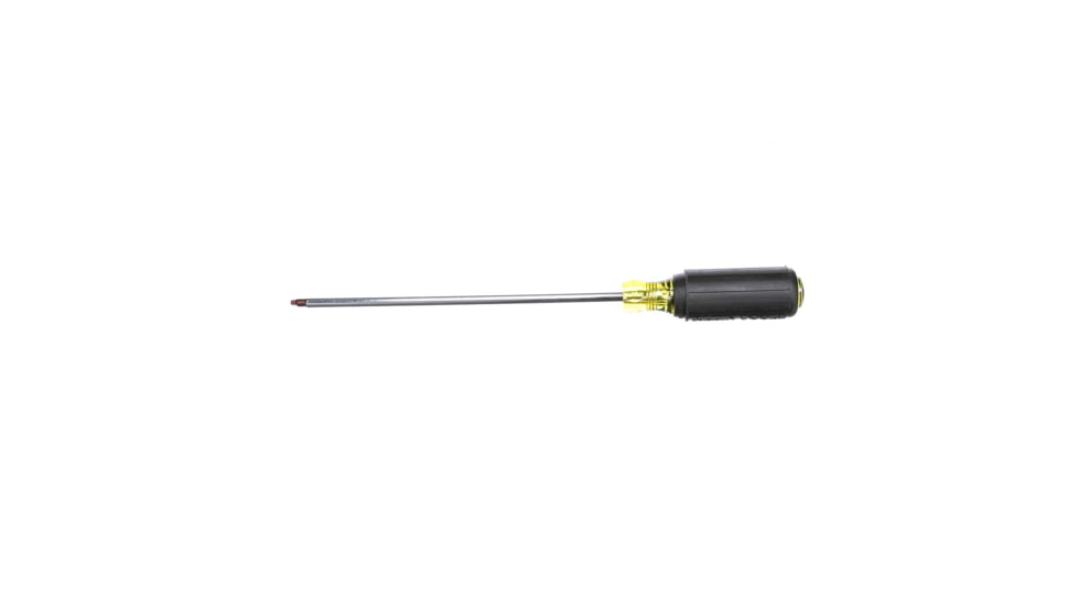 Klein Tools #2 Square Recess Screwdriver, 8In Shank, Red, 666