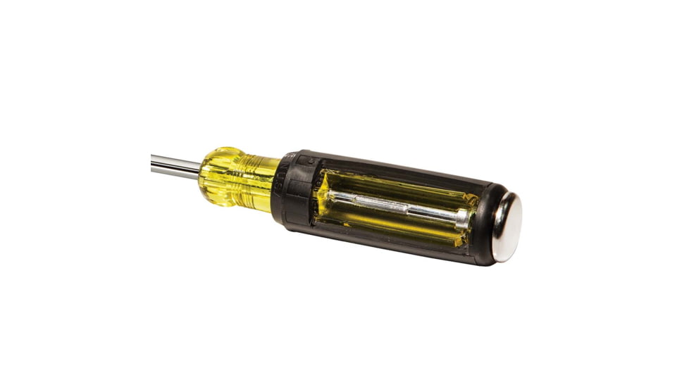 Klein Tools 5/16In Keystone Demolition Driver, 7In Shank, Yellow/Black, 602-7DD
