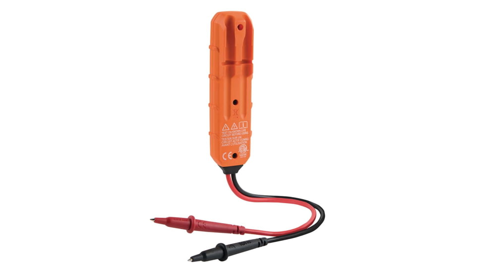 Klein Tools AC/DC Voltage Tester, Orange/Black, ET45