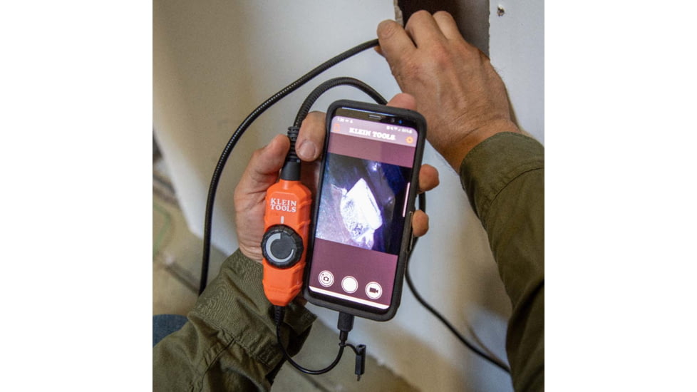 Klein Tools Borescope for Android Devices, Orange/Black, ET16