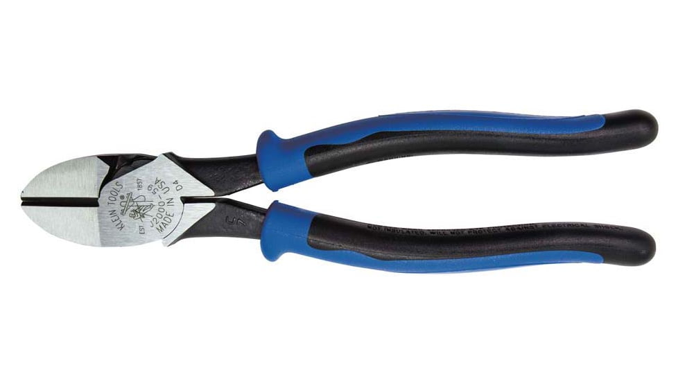 Klein Tools Heavy-Duty Diagonal Cutting Pliers, Journeyman, 9In, Blue/Black, J2000-59