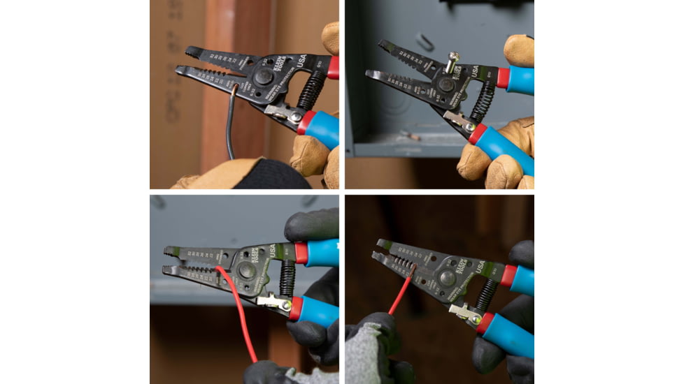 Klein Tools Kurve Wire Stripper/Cutter Solid 20-30 AWG &amp; Stranded 22-32 AWG Wire Klein, 11057