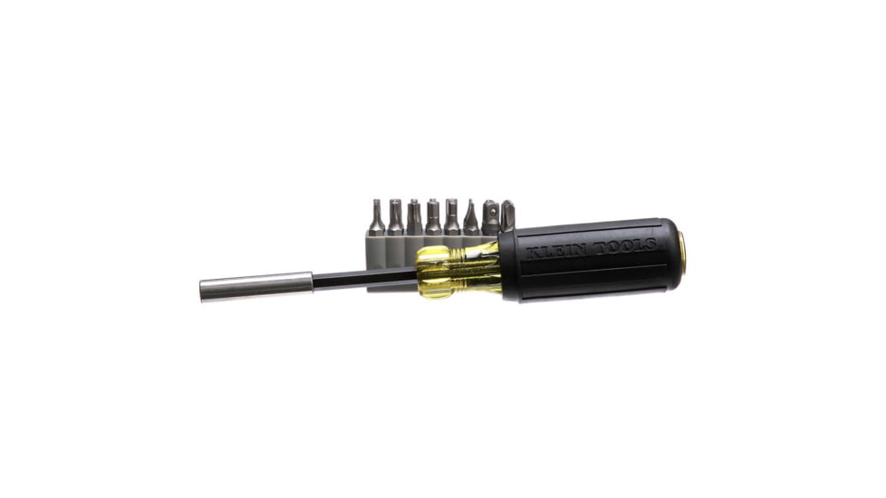 Klein Tools Screwdriver w/32-Piece Tamperproof Bit Set Magnetic, 32510