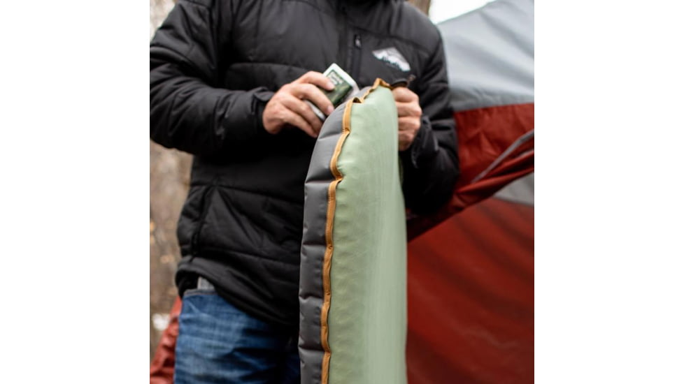 Klymit Klymaloft Double Sleeping Pad, Green, Double, 06KLGR01E