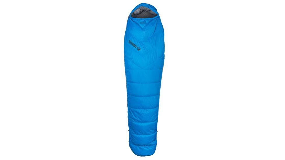 Klymit KSB 35 Degree Down Sleeping Bag, Blue, Regular 13KSBL35C