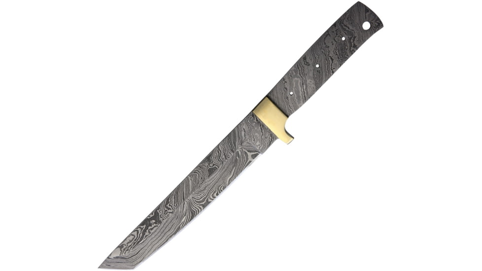 Knifemaking Tanto Knife Blade Damascus, 7.25 Damascus steel tanto blade, SM-APR-BL2 DAMASCUS