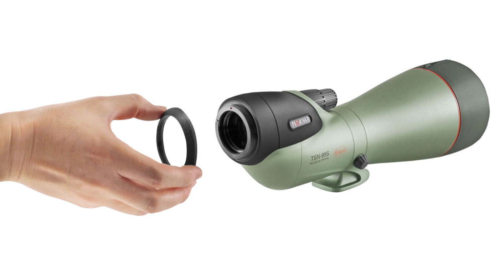 Kowa TSN-99S Pure Fluorite Spotting Scope with TE-11WZ II 30-70x Zoom Eyepiece, Straight, Green, TSN-99S ZM SET