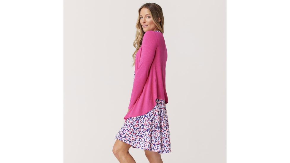 Krimson Klover Breezy Cardigan - Womens, Flamingo, Large, S24406-640-L