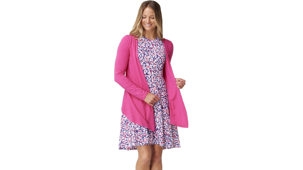 Krimson Klover Breezy Cardigan - Womens, Flamingo, Large, S24406-640-L