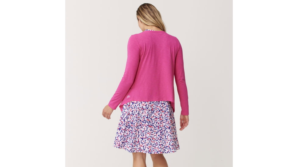 Krimson Klover Breezy Cardigan - Womens, Flamingo, Medium, S24406-640-M