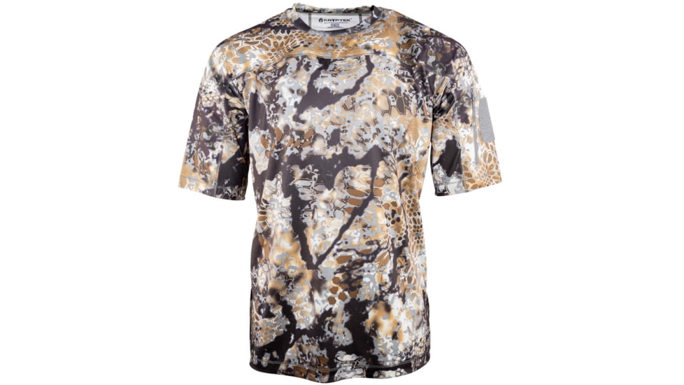 Kryptek Valhalla Collection SS Crew Tops - Mens, Skyfall, Medium, 18VALSSRSF4