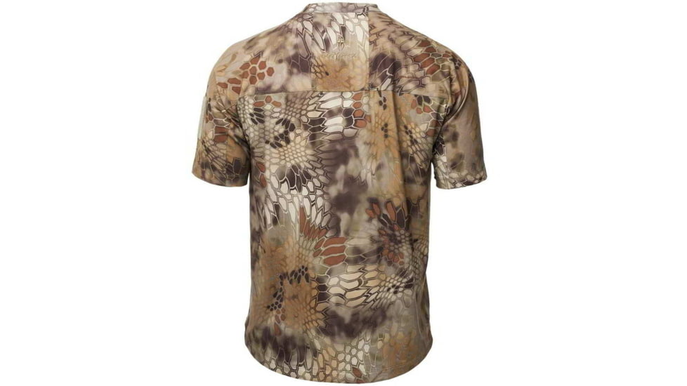 Kryptek Valhalla Mens Short Sleeve Crew Shirt, Highlander, Medium, 18VALSSRH4
