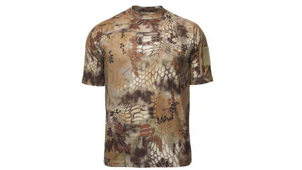 Kryptek Valhalla Mens Short Sleeve Crew Shirt, Highlander, Medium, 18VALSSRH4